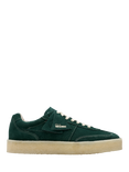 Clarks Originals Tor 80 Suede Lace Up Trainers, Pine Green