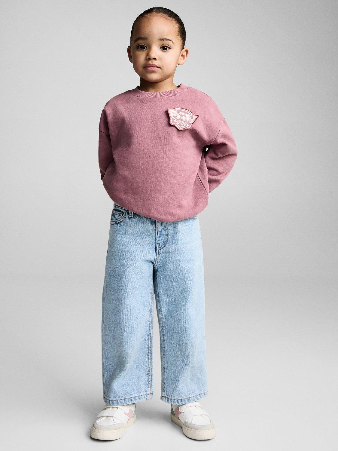 Product image 2 of 8, which shows Mango Kids' Paw Patrol Lift The Flap Sweatshirt, Dark Red, 5-6 years