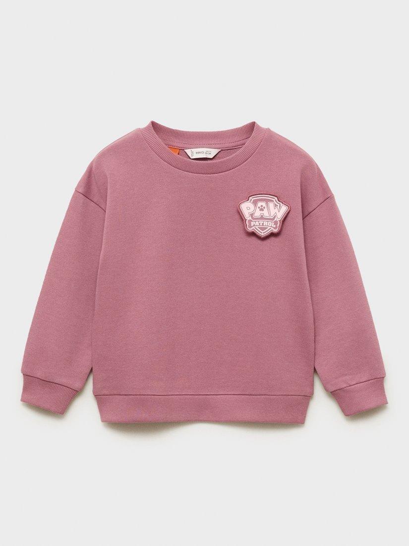 Product image 8 of 8, which shows Mango Kids' Paw Patrol Lift The Flap Sweatshirt, Dark Red, 5-6 years