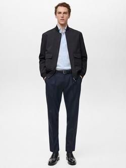 Mango Donosti Cotton Regular Fit Shirt - view 2, Mid Blue