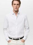 Mango Donosti Cotton Regular Fit Shirt, White