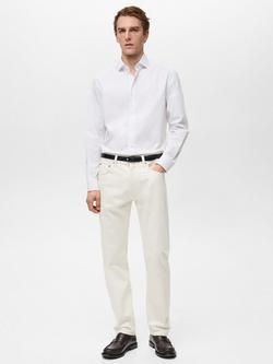 Mango Donosti Cotton Regular Fit Shirt - view 2, White