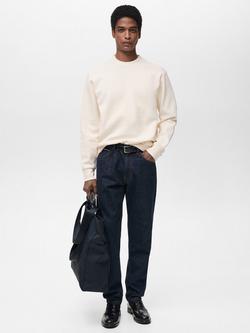 Mango Nole Cotton Blend Sweatshirt - view 2, Natural White