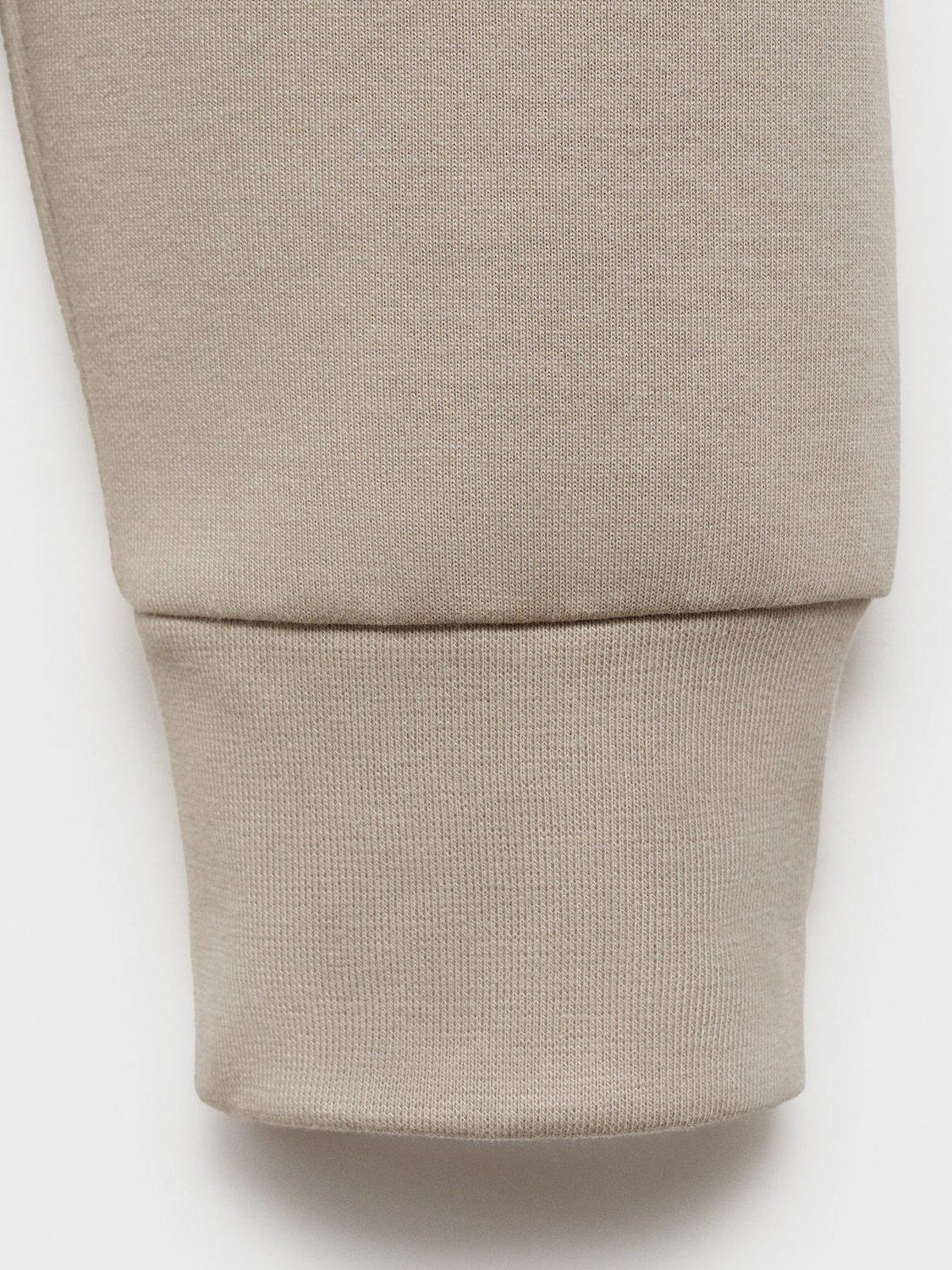 Product image 5 of 8, which shows Mango Winne Half Zip Sweatshirt, Beige, XXL