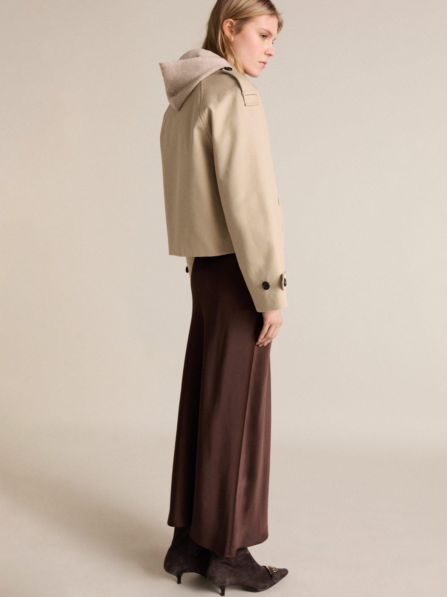 Product image 4 of 7, which shows Mango Habana Double Breasted Jacket, Medium Brown, XXS