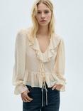 Mango Feliz Ruffle Top