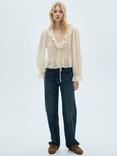 Mango Feliz Ruffle Top