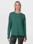 Sweaty Betty After Class Longline Sweatshirt, Glade Green