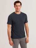 Ted Baker Curlys Textured T-Shirt, Navy