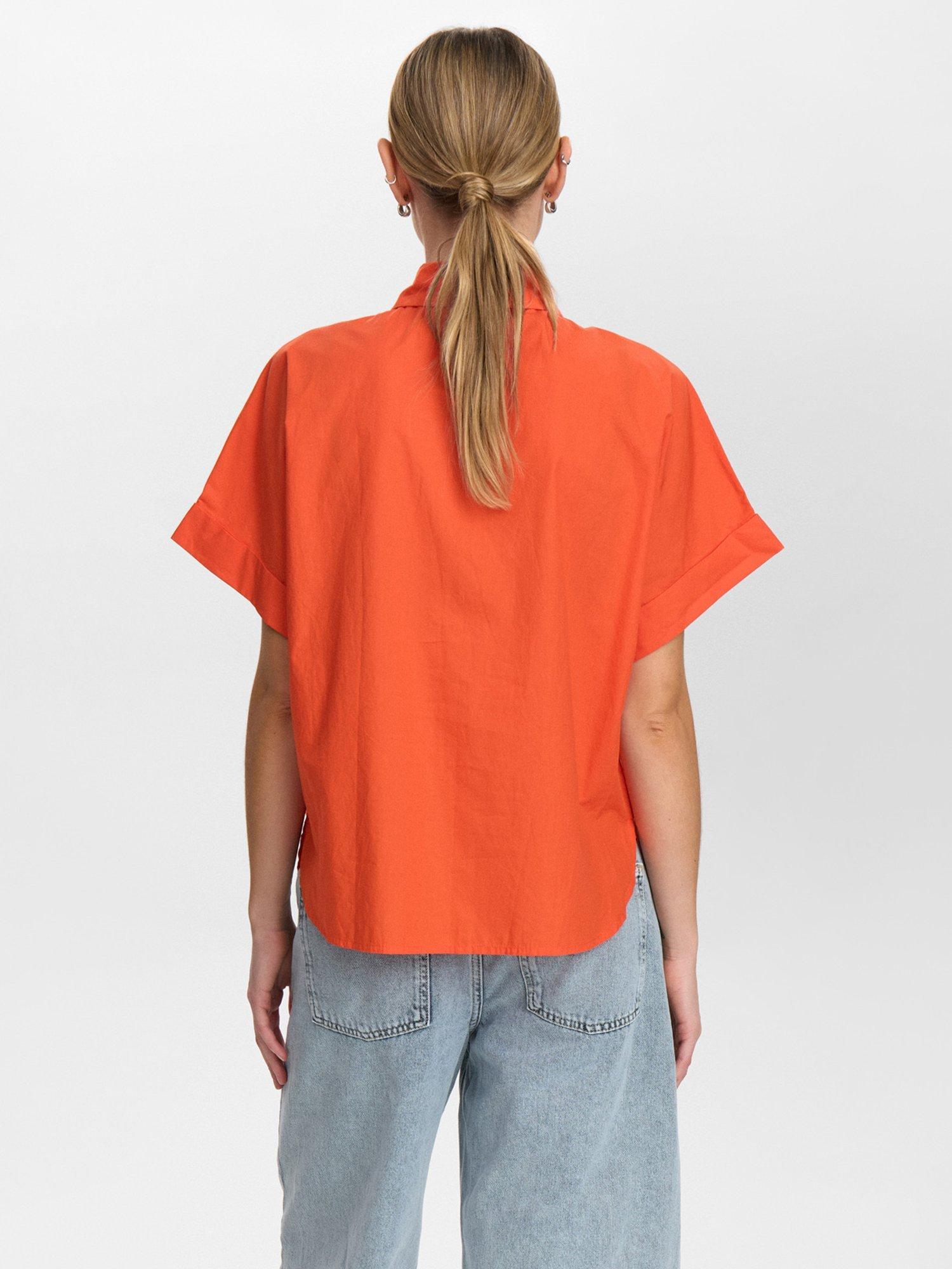 Product image 2 of 7, which shows Numph Nugiani Shirt, Red, 36
