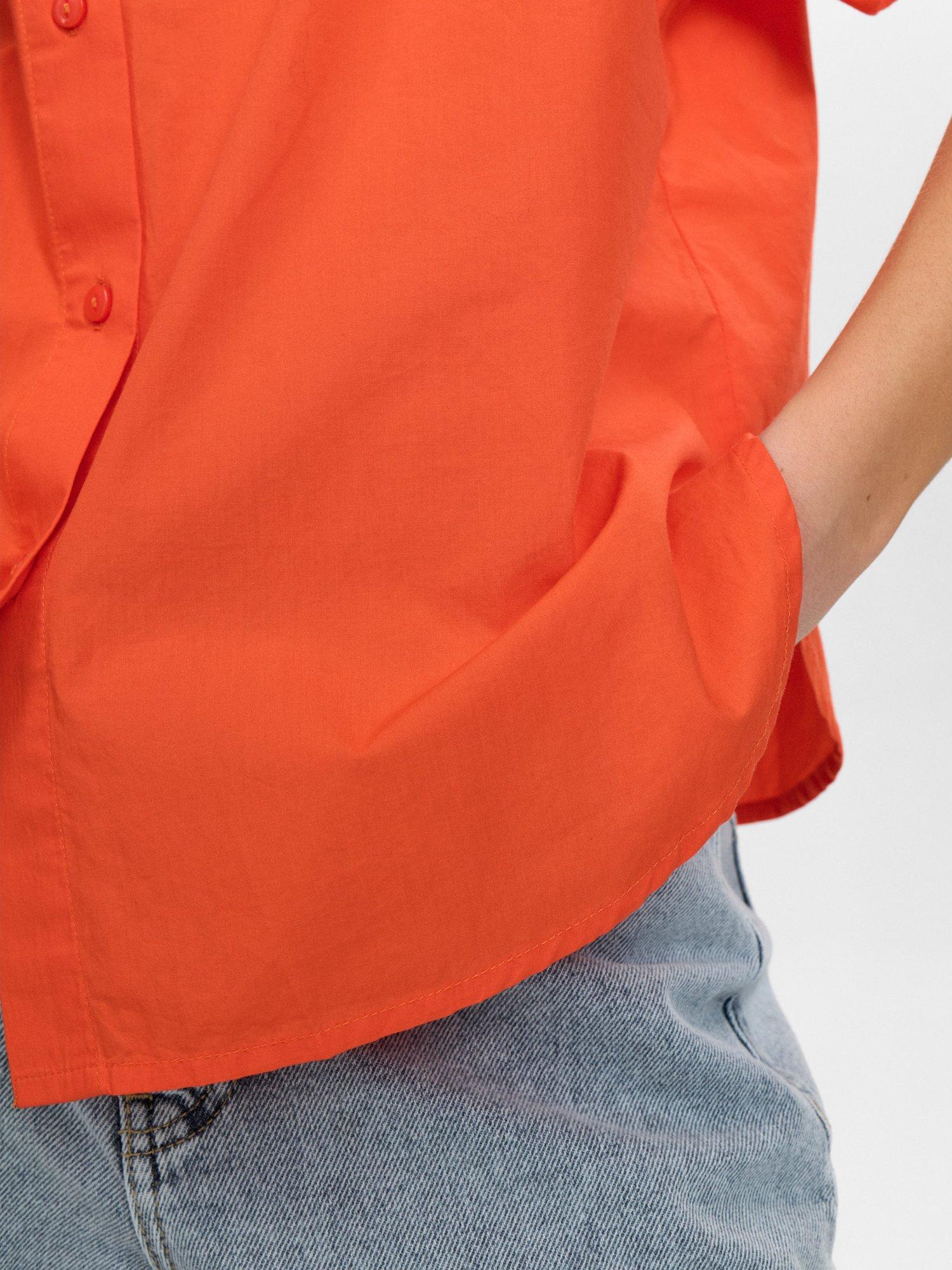 Product image 5 of 7, which shows Numph Nugiani Shirt, Red, 36