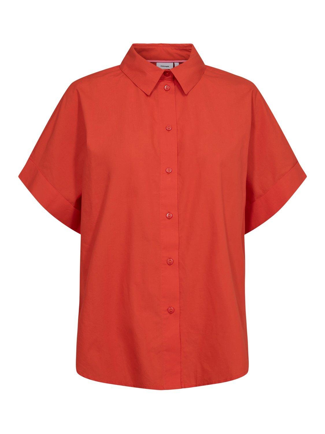 Product image 6 of 7, which shows Numph Nugiani Shirt, Red, 36