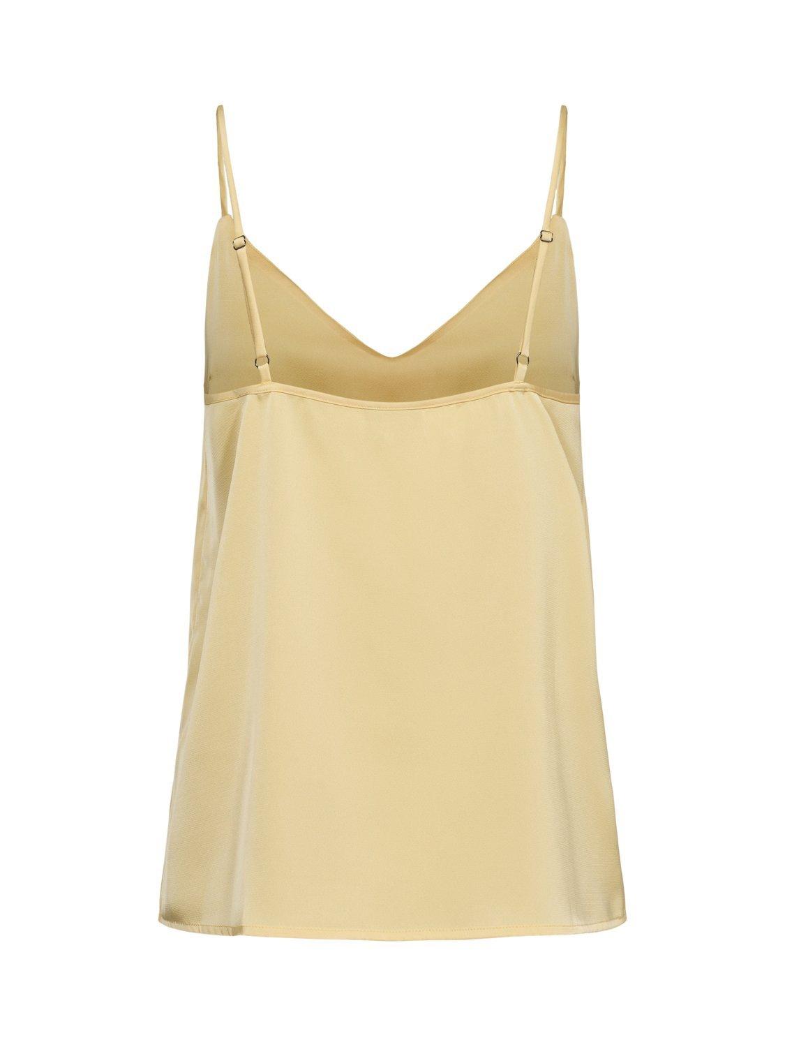 Product image 7 of 7, which shows Nuevery Strap Top, Yellow, 34