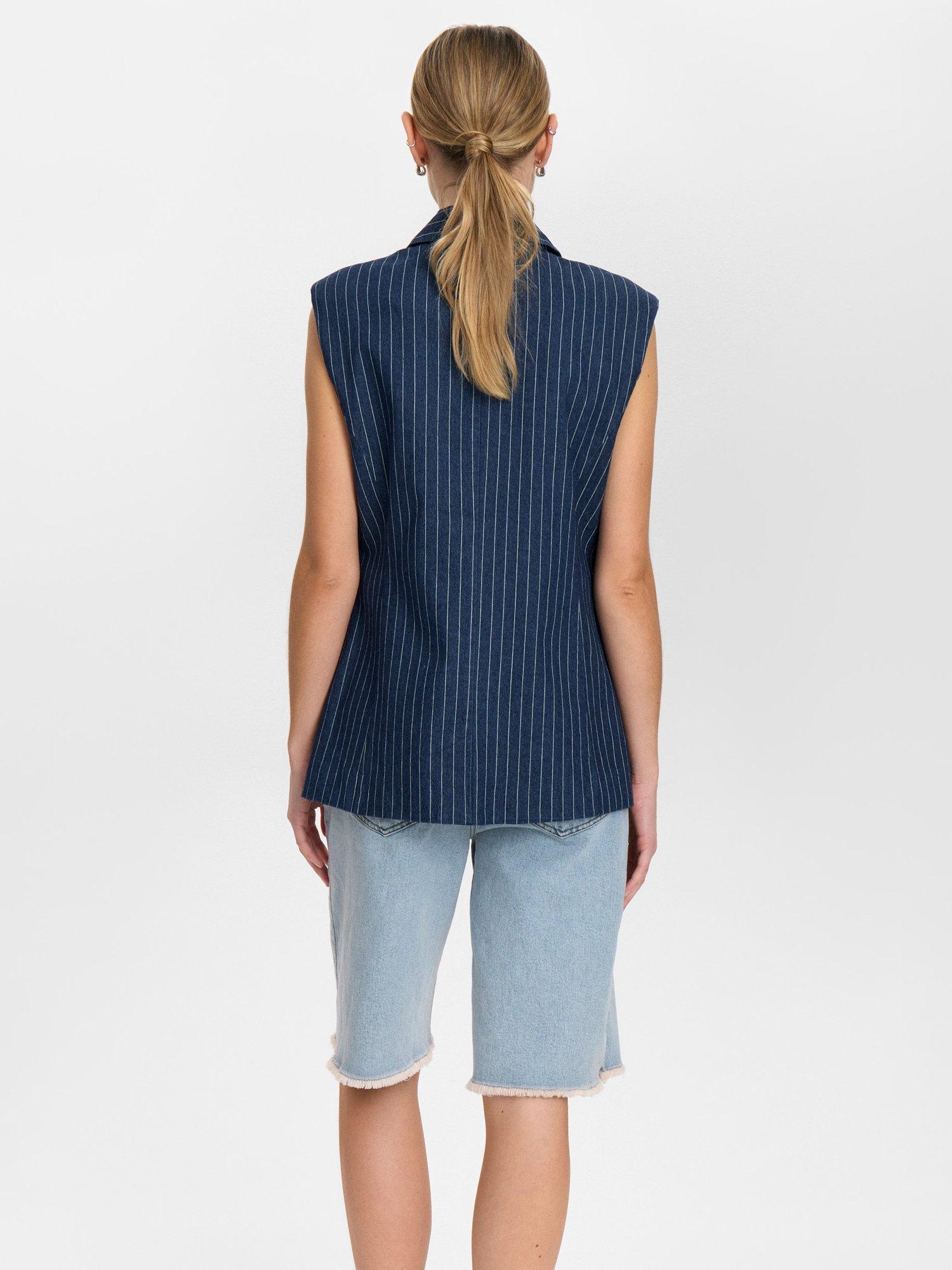 Product image 2 of 7, which shows Numph Nuvibeke Vest, Blue, 36