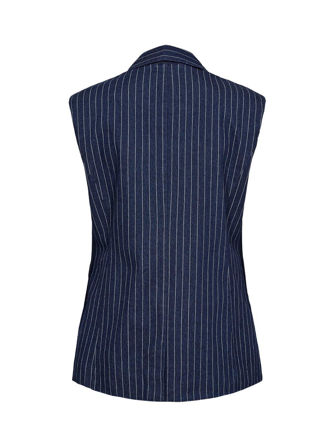Product image 7 of 7, which shows Numph Nuvibeke Vest, Blue, 36
