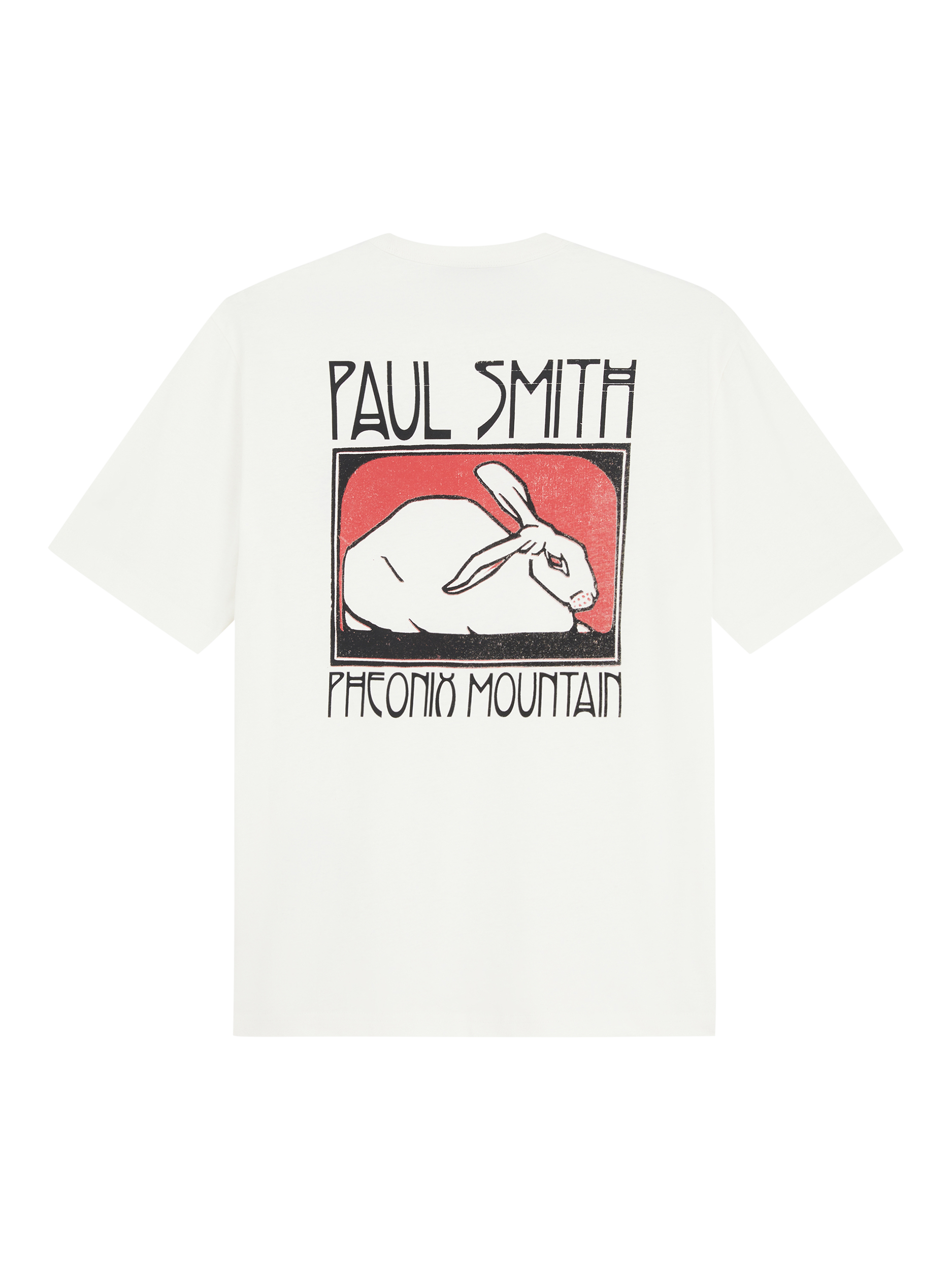 Product image 2 of 4, which shows PS Paul Smith Cotton Pheonix Mountain Graphic T-Shirt, White, S