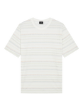 PS Paul Smith Cotton Regular Fit Short Sleeve Stripe T-Shirt, White
