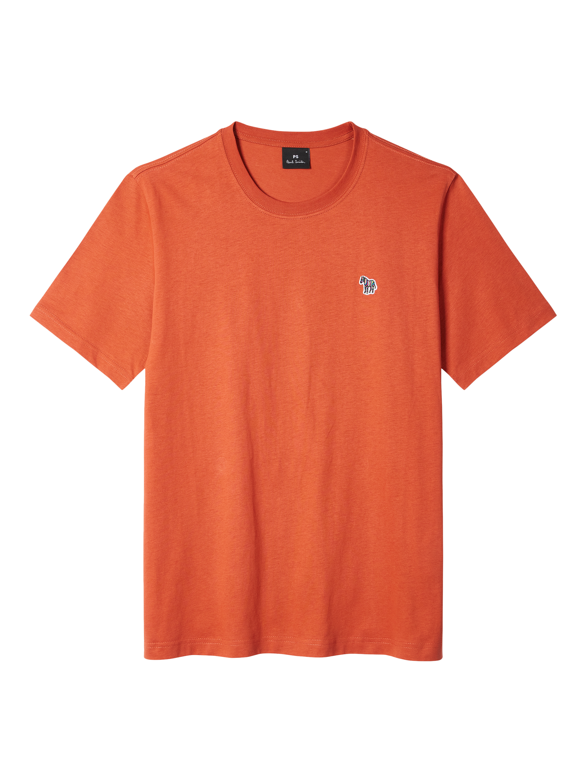 Product image 1 of 2, which shows Paul Smith Regular Fit Zebra Logo T-Shirt, Orange, S