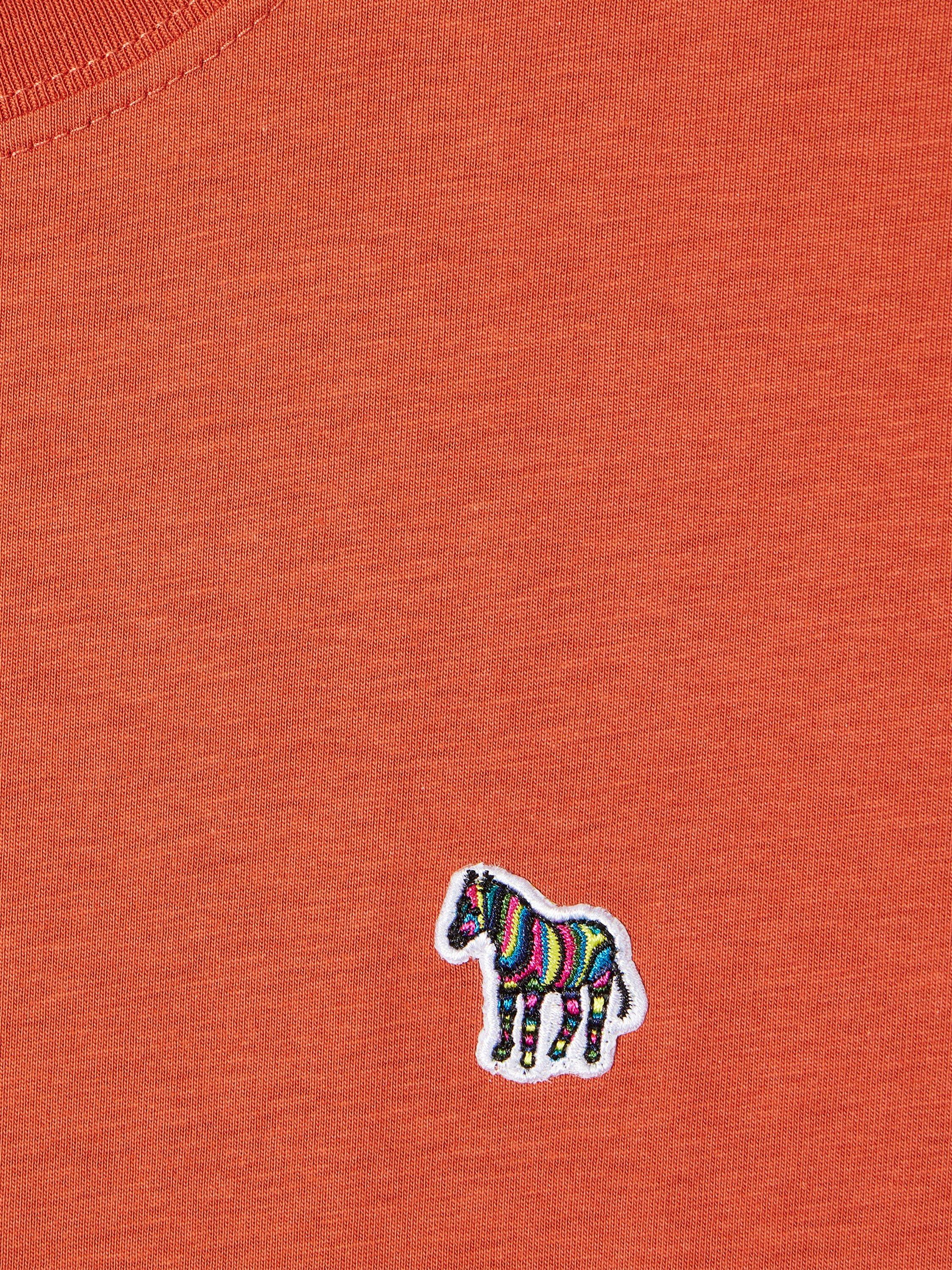 Product image 2 of 2, which shows Paul Smith Regular Fit Zebra Logo T-Shirt, Orange, S