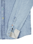 PS Paul Smith Cotton Tailored Fit Denim Shirt, Blue