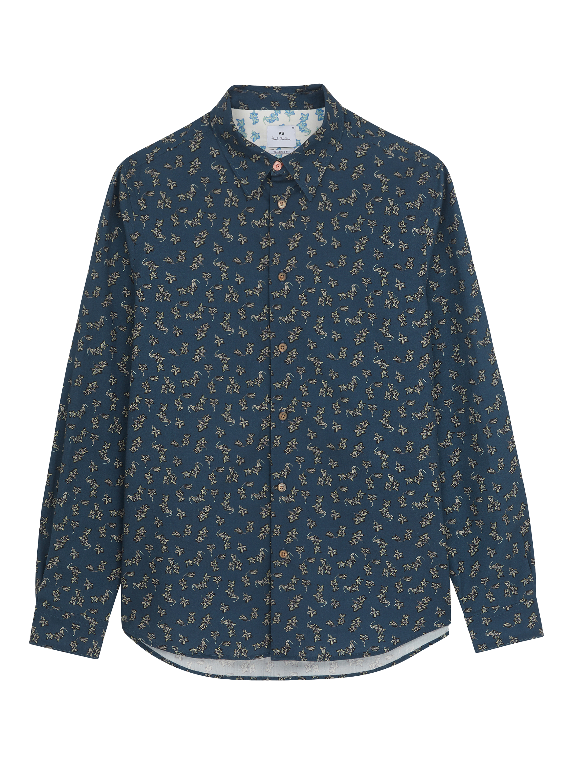 Product image 1 of 2, which shows PS Paul Smith Cotton Regular Fit Textured Shirt, Grey, S