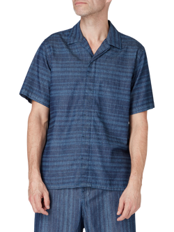 Paul Smith Stripe Short Sleeve Shirt, Blue, Blue