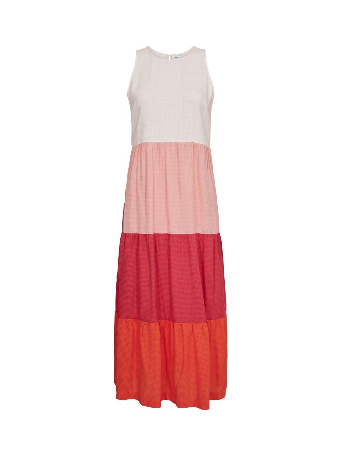 Product image 6 of 7, which shows Nuprimrose Sleeve Dress, White/Pink/Red, 40