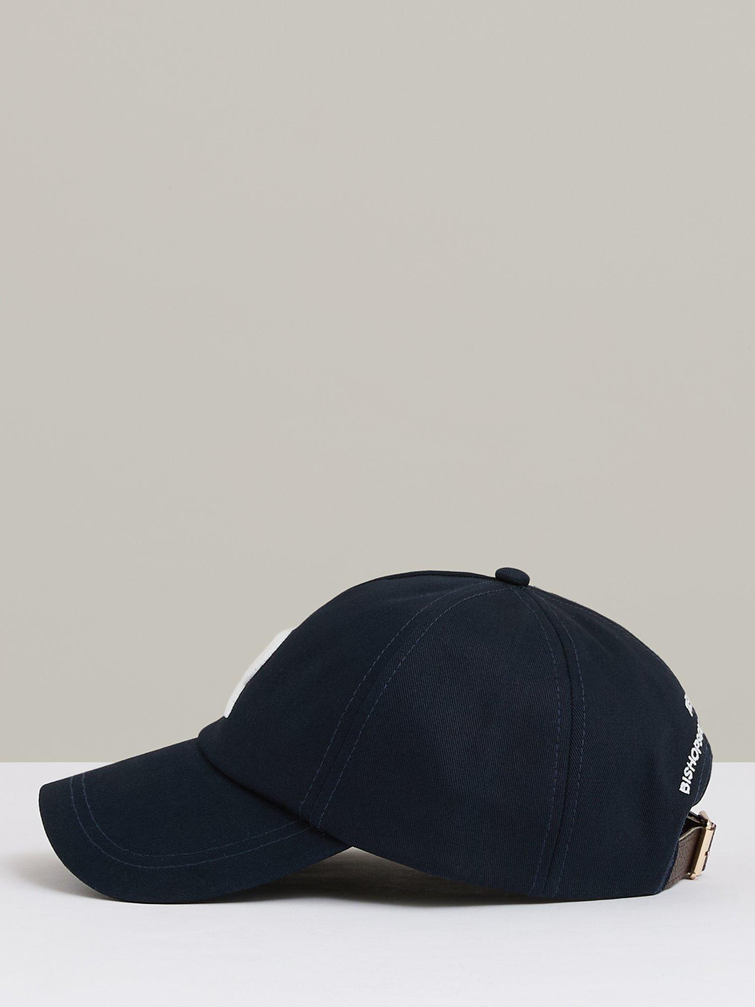 Reiss Chase Logo Embroidered Baseball Cap, Navy, One Size