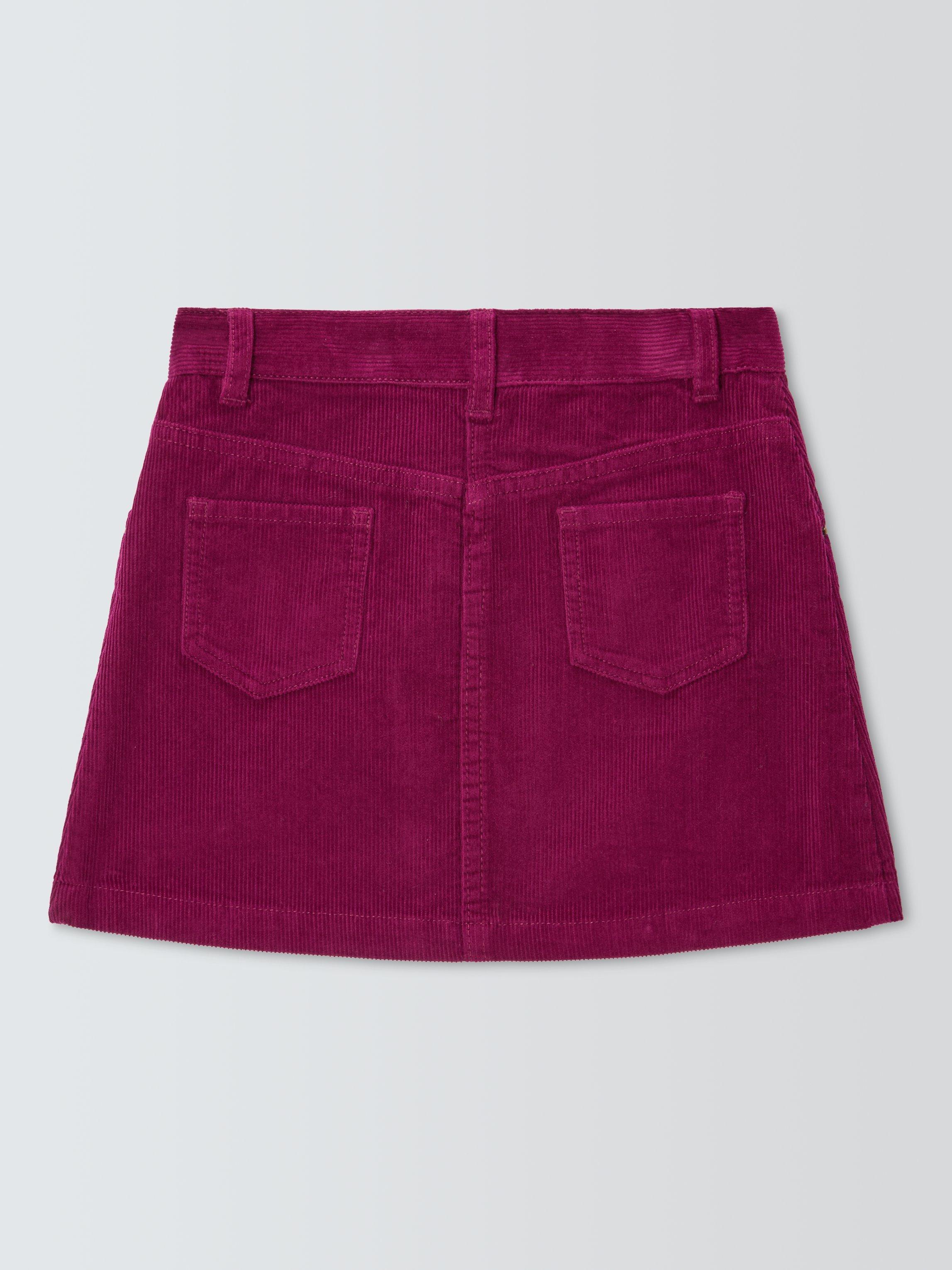Product image 6 of 7, which shows John Lewis Kids' Corduroy Mini Skirt, Multi, 8 years