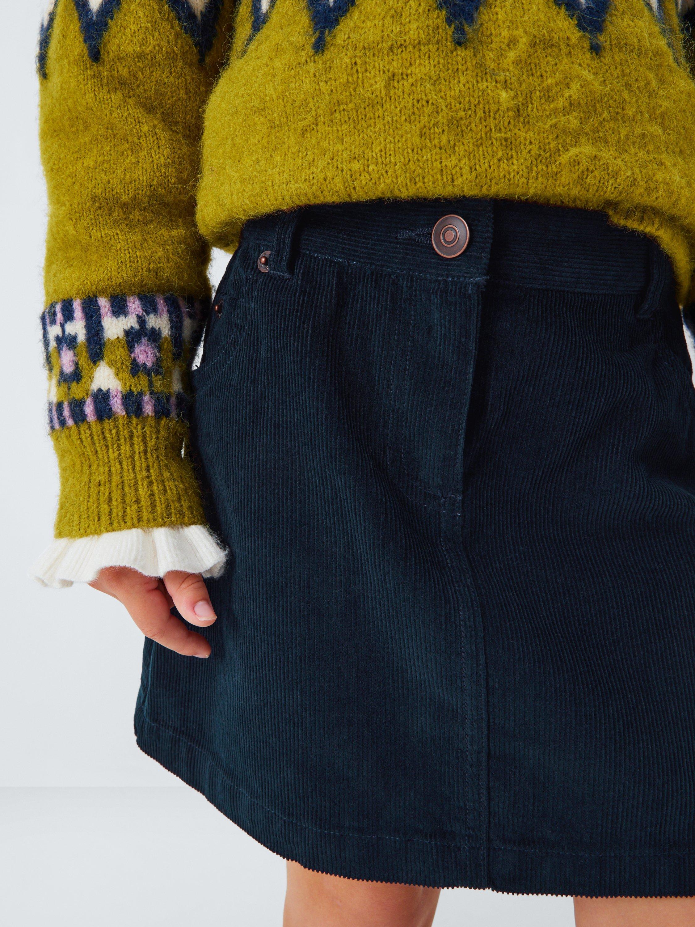 Product image 6 of 7, which shows John Lewis Kids' Corduroy Mini Skirt, Multi, 8 years