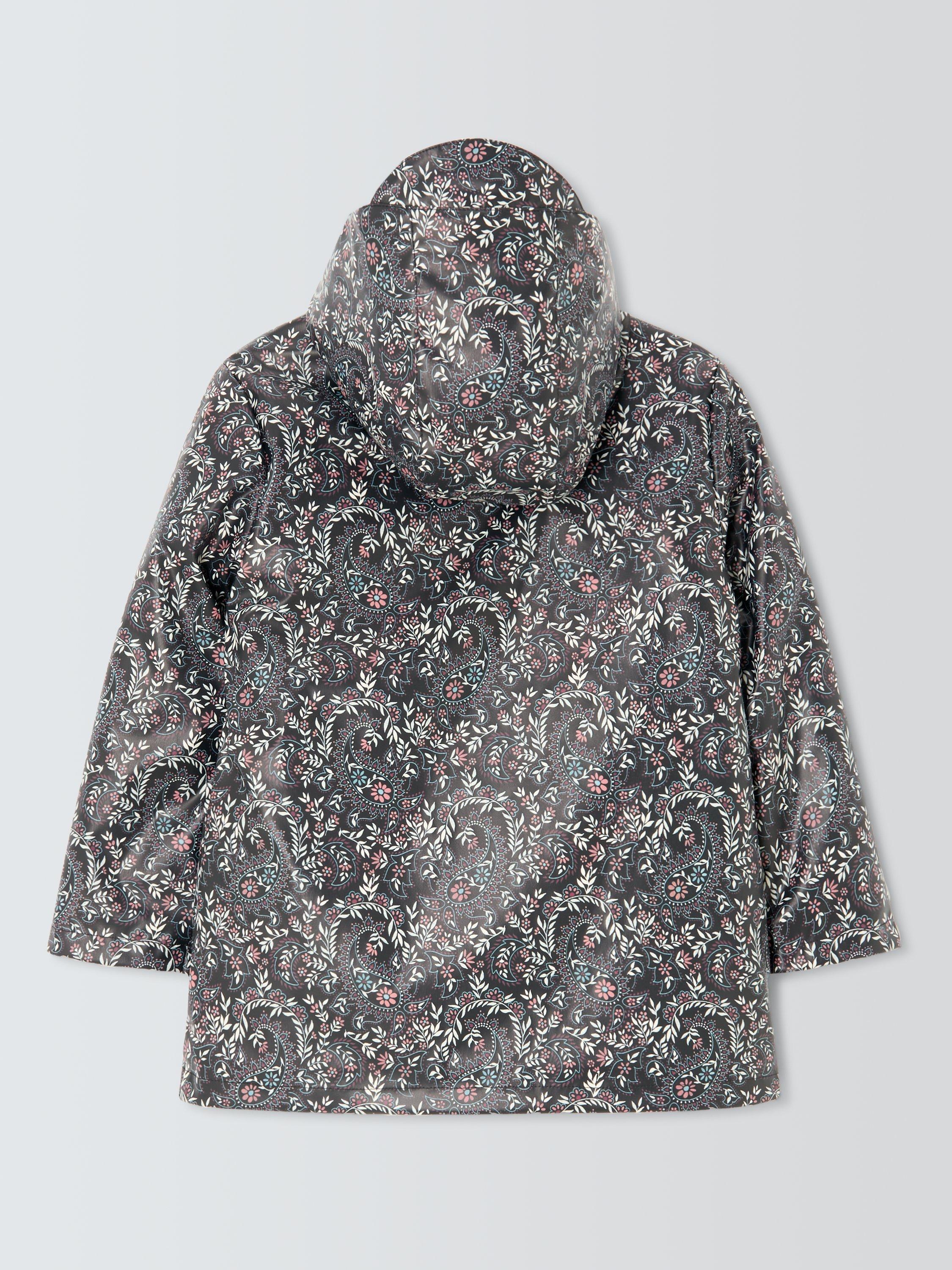 Product image 5 of 7, which shows John Lewis Kids' Floral Paisley Shower Resistant Jacket, Multi, 3 years
