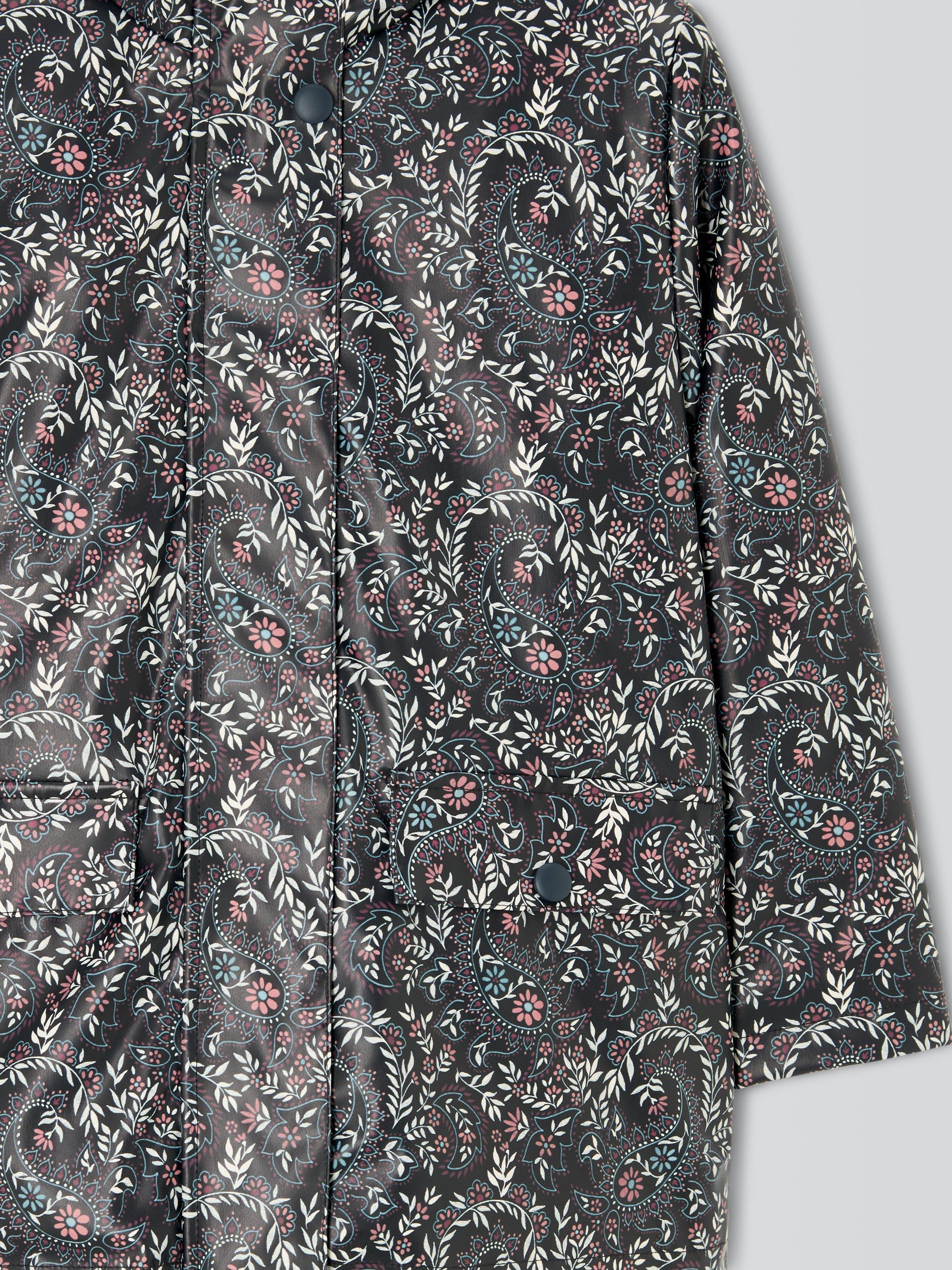 Product image 6 of 7, which shows John Lewis Kids' Floral Paisley Shower Resistant Jacket, Multi, 3 years