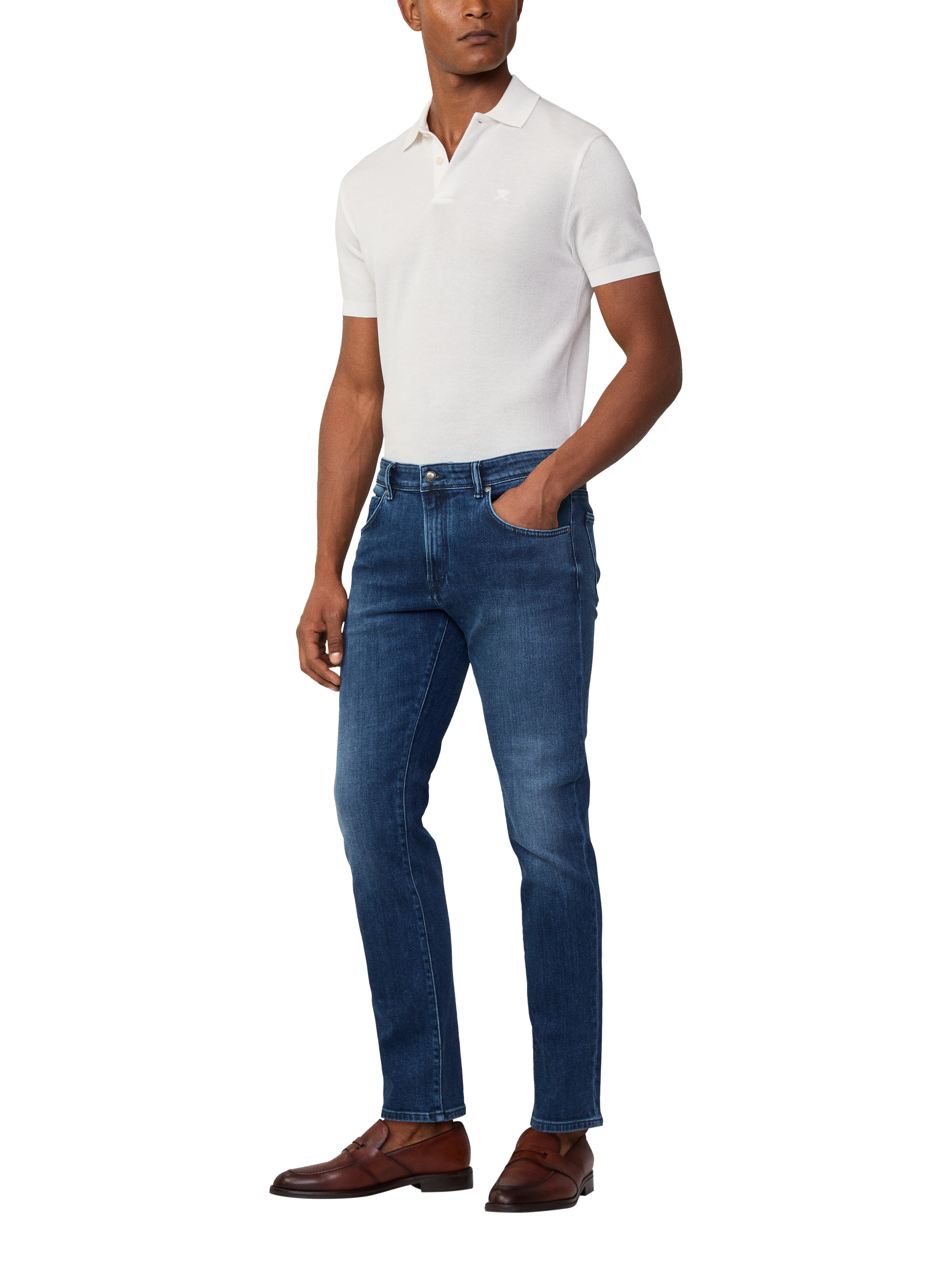 Hackett London Slim Fit Jeans, Denim Blue