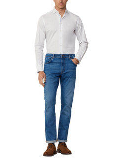 Hackett London Slim Fit Powerflex Jeans, Denim Blue, Denim Blue