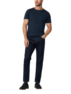 Hackett London Slim Fit Selvedge Jeans, Denim Blue, Denim Blue
