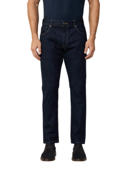 Hackett London Slim Fit Selvedge Jeans, Denim Blue - view 2, Denim Blue