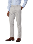 Hackett London Kensington Slim Fit Chino Trousers, Pale Grey