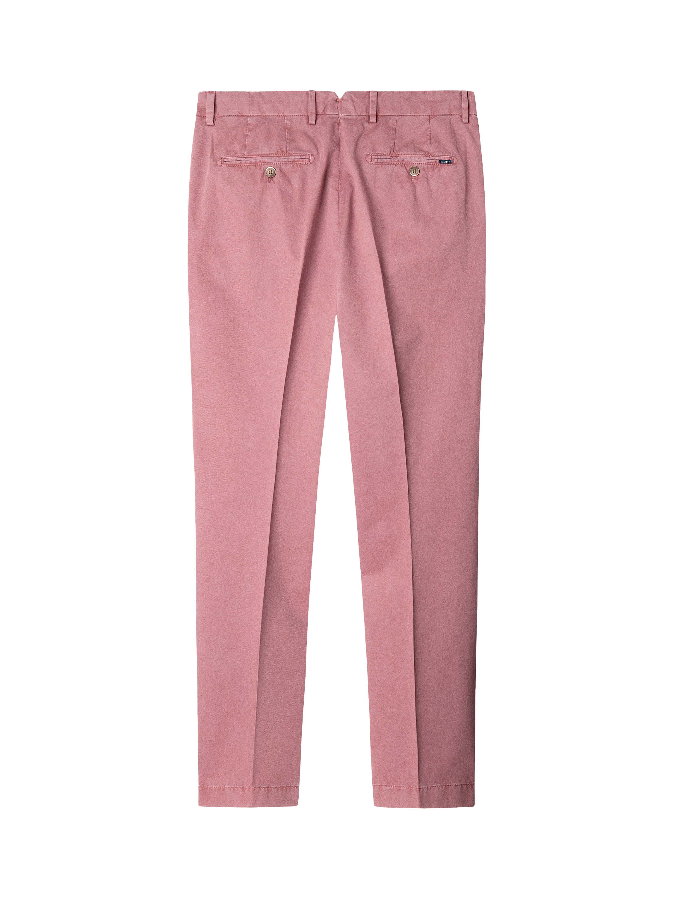 Product image 2 of 6, which shows Hackett London Slim Fit Kensington Chino Trousers, Berry Red, 28R