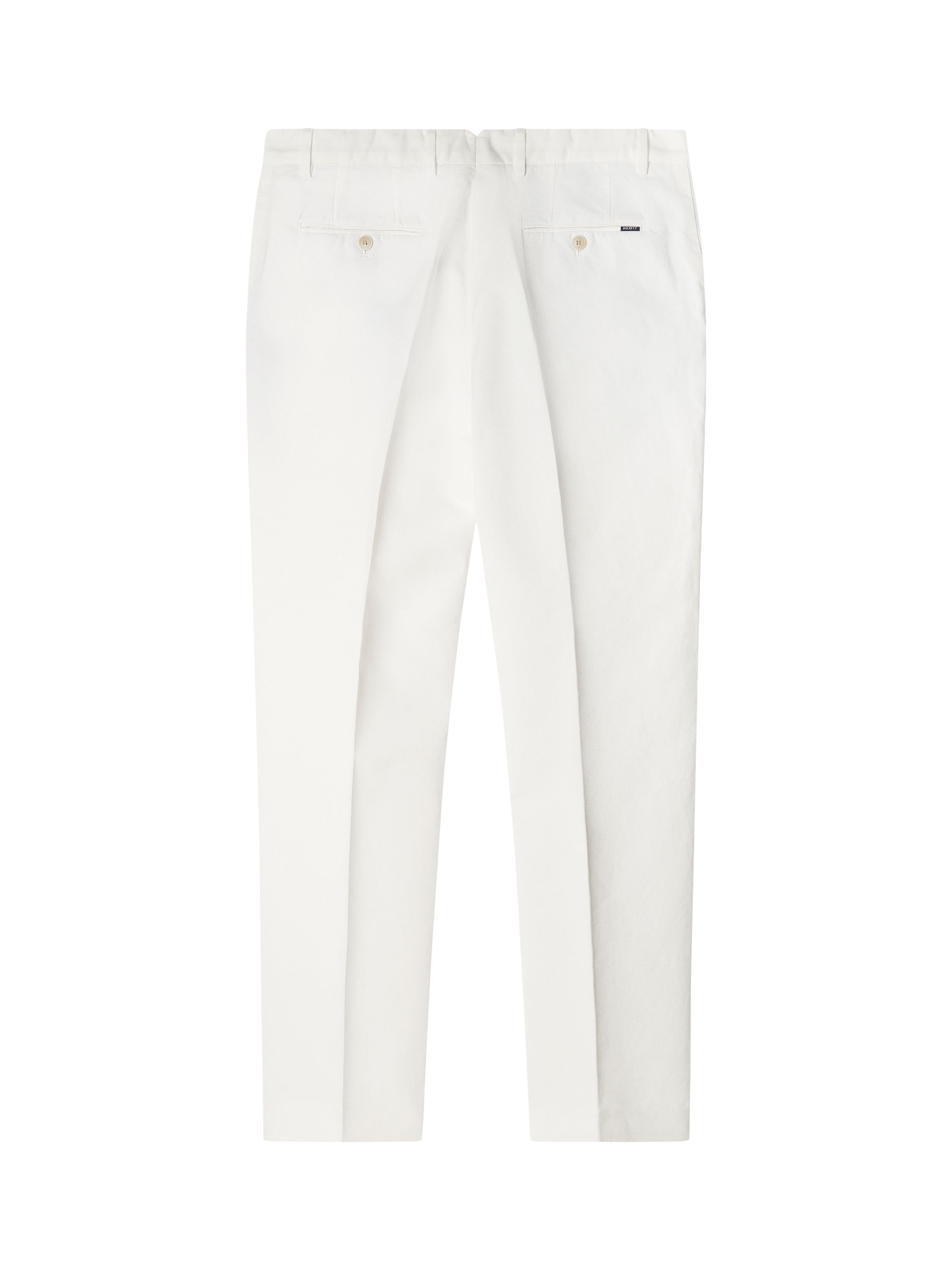 Product image 7 of 7, which shows Hackett London Slim Fit Cotton Linen Blend Kensington Chinos, Optic White, 34L