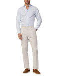 Hackett London Slim Fit Kensington Linen Chino Trousers