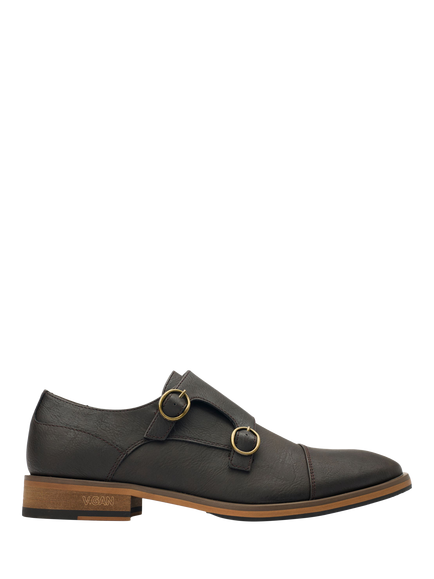 V.GAN Vegan Chervil 2 Monk Shoes, Brown