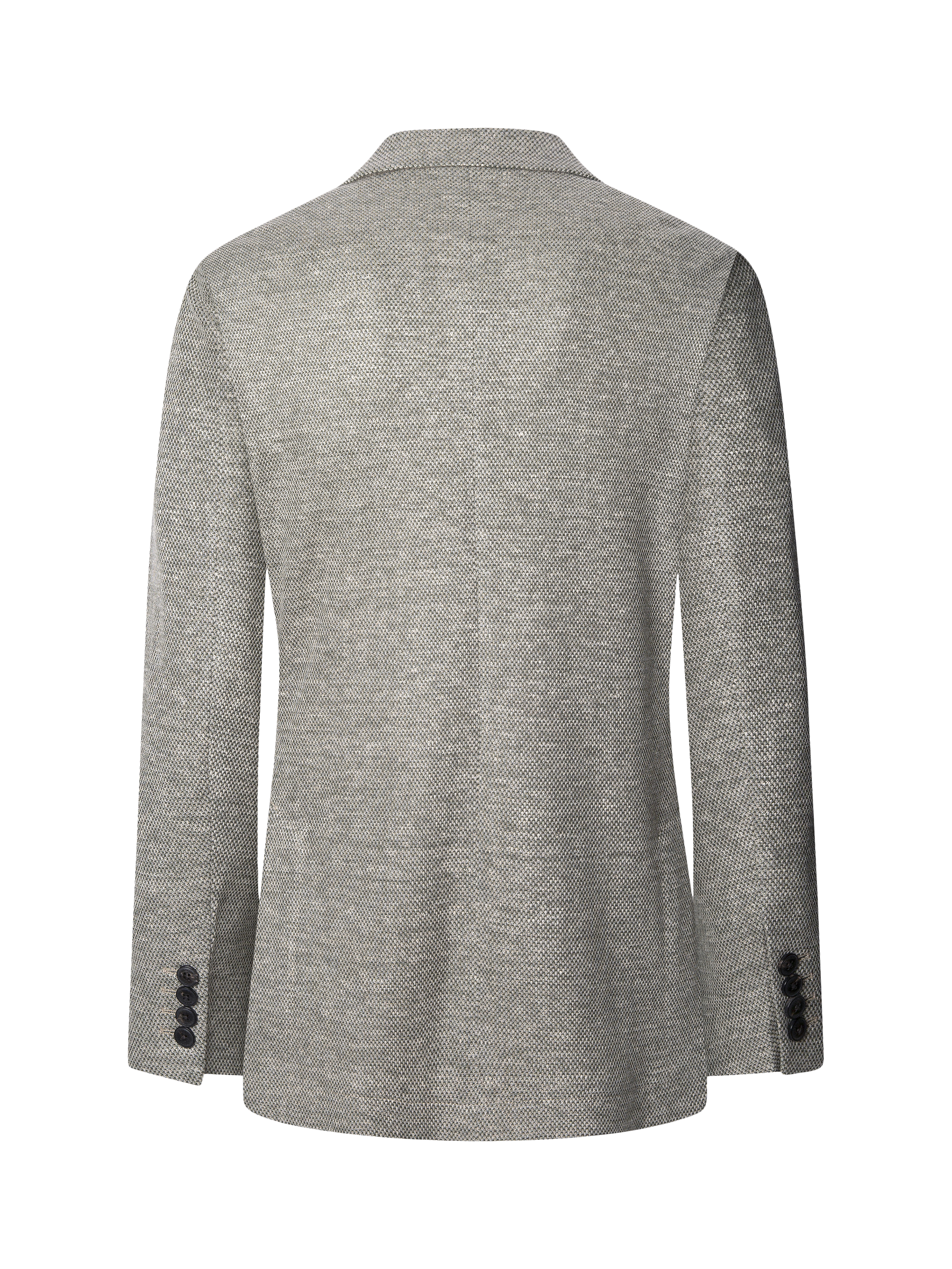 Product image 7 of 7, which shows Hackett London Wool Linen Waffle Knit Blazer, Thyme Green, 48