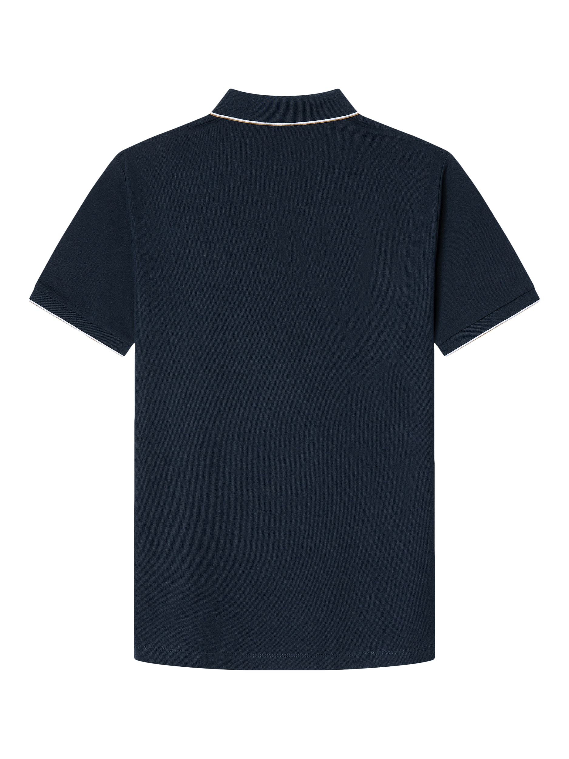 Product image 6 of 6, which shows Hackett London Cotton Blend Regular Fit Short Sleeve Polo Shirt, Navy, XXXL