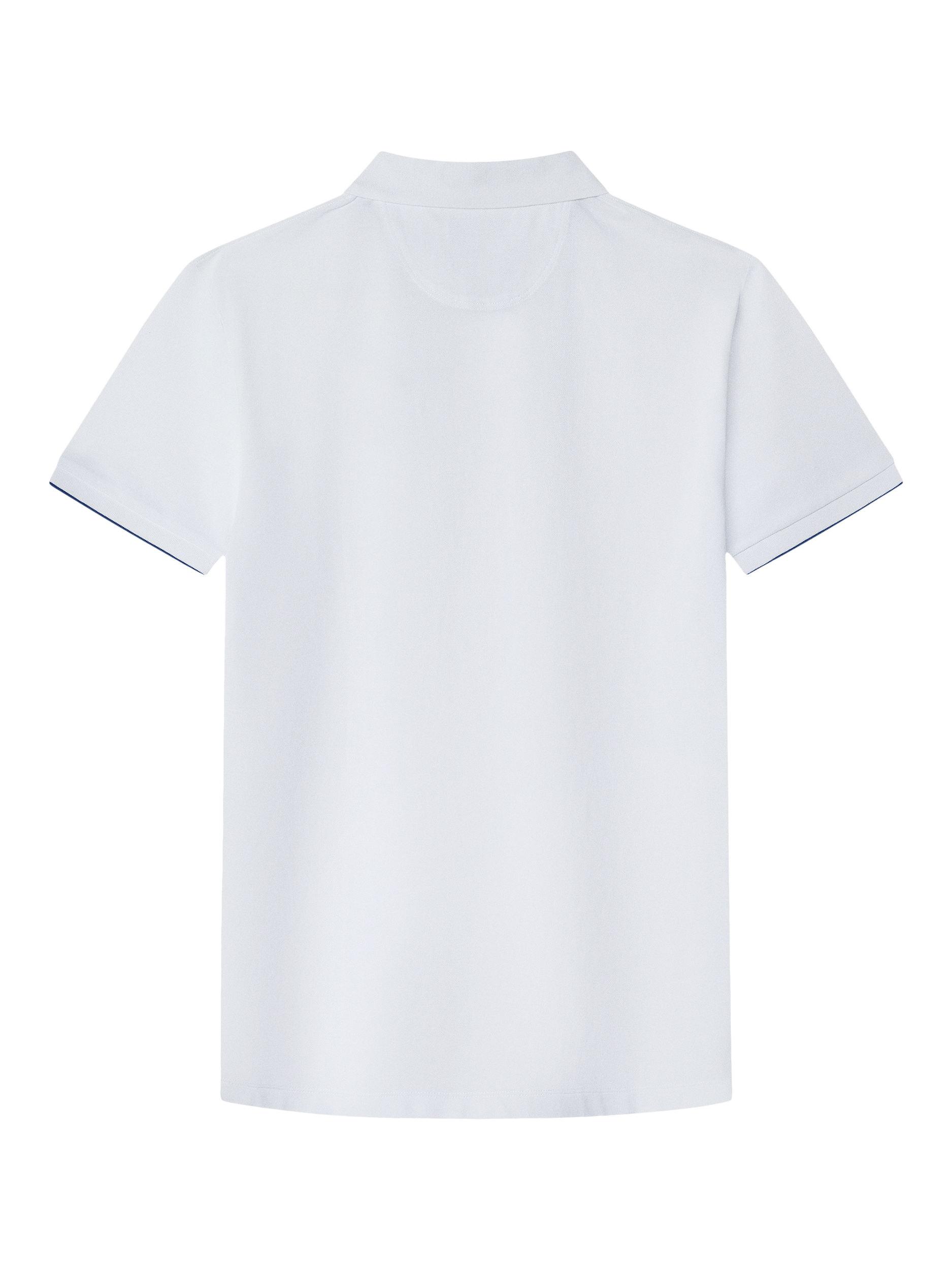 Product image 7 of 7, which shows Hackett London Cotton Classic Fit Short Sleeve Polo Shirt, Optic White, XS