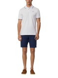Hackett London Cotton Regular Fit Short Sleeve Polo Shirt, Optic White