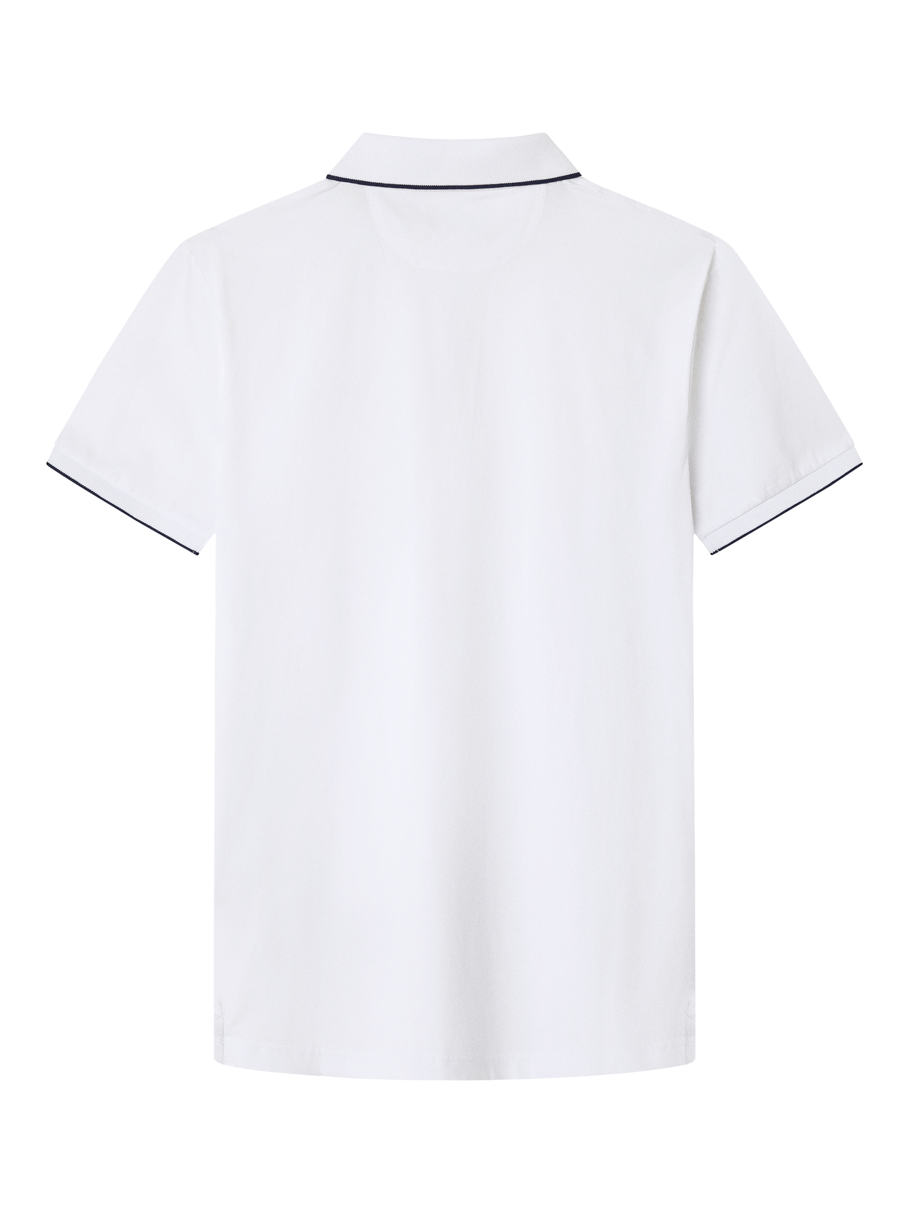 Product image 6 of 6, which shows Hackett London Cotton Regular Fit Short Sleeve Polo Shirt, Optic White, XS