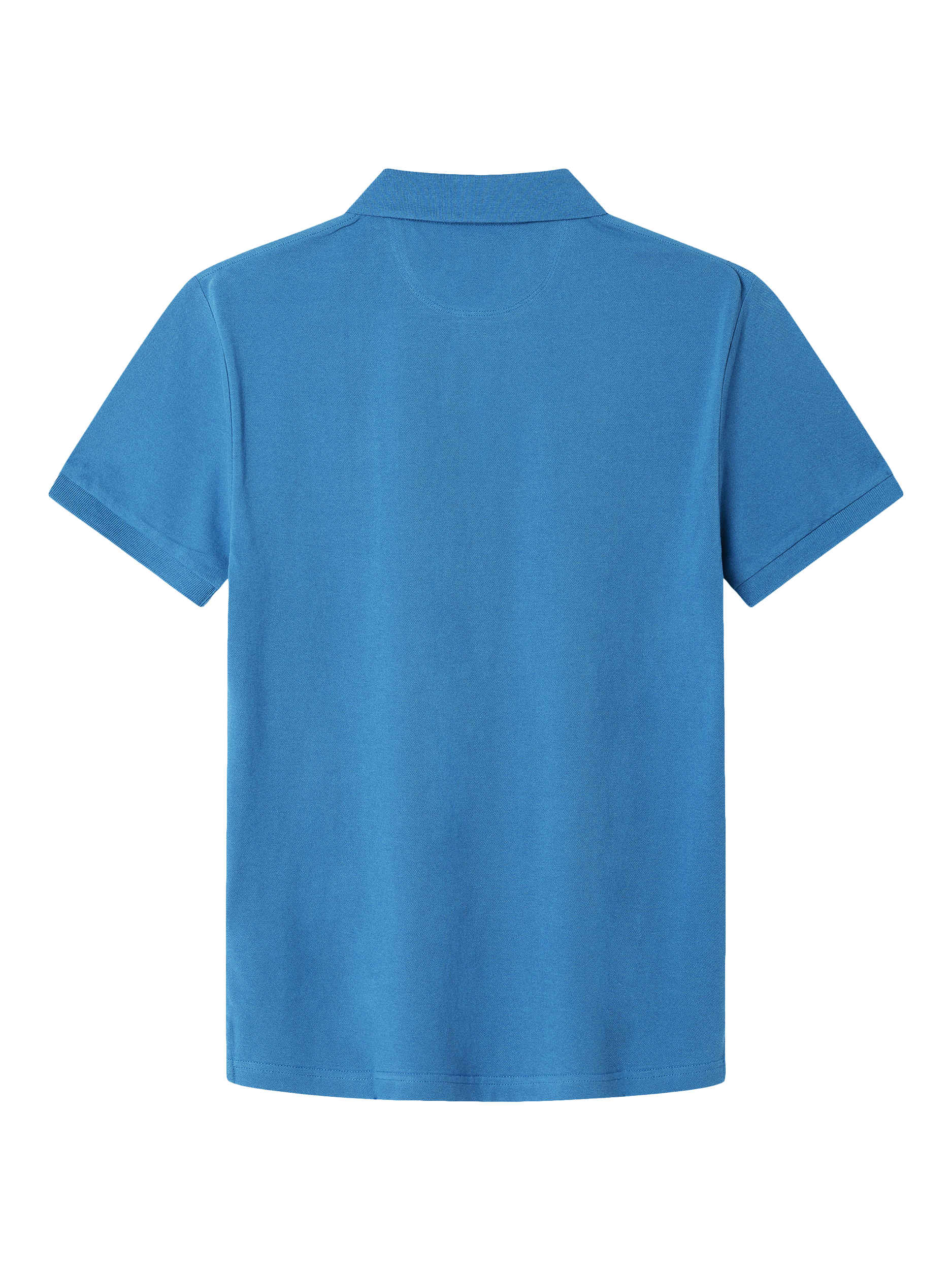 Product image 7 of 7, which shows Hackett London Cotton Regular Fit Short Sleeve Polo Shirt, Pacific Blue, XS