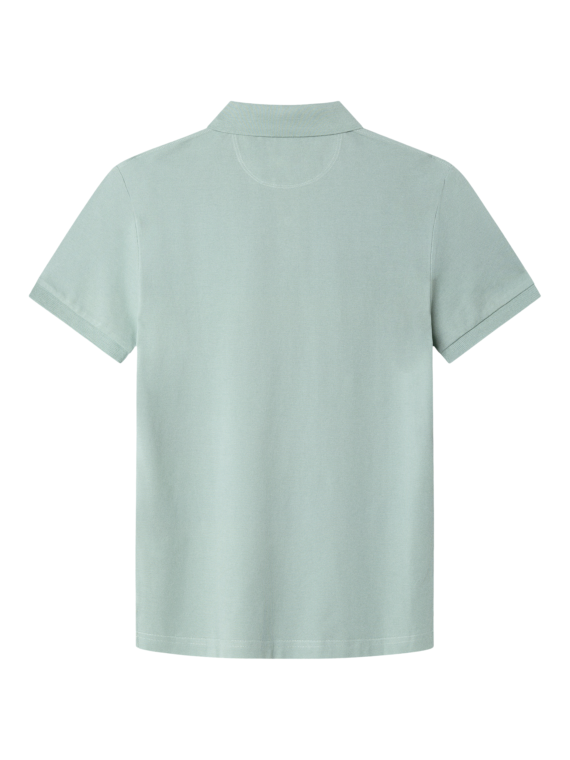 Product image 7 of 7, which shows Hackett London Cotton Regular Fit Short Sleeve Polo Shirt, Menthol Green, XS
