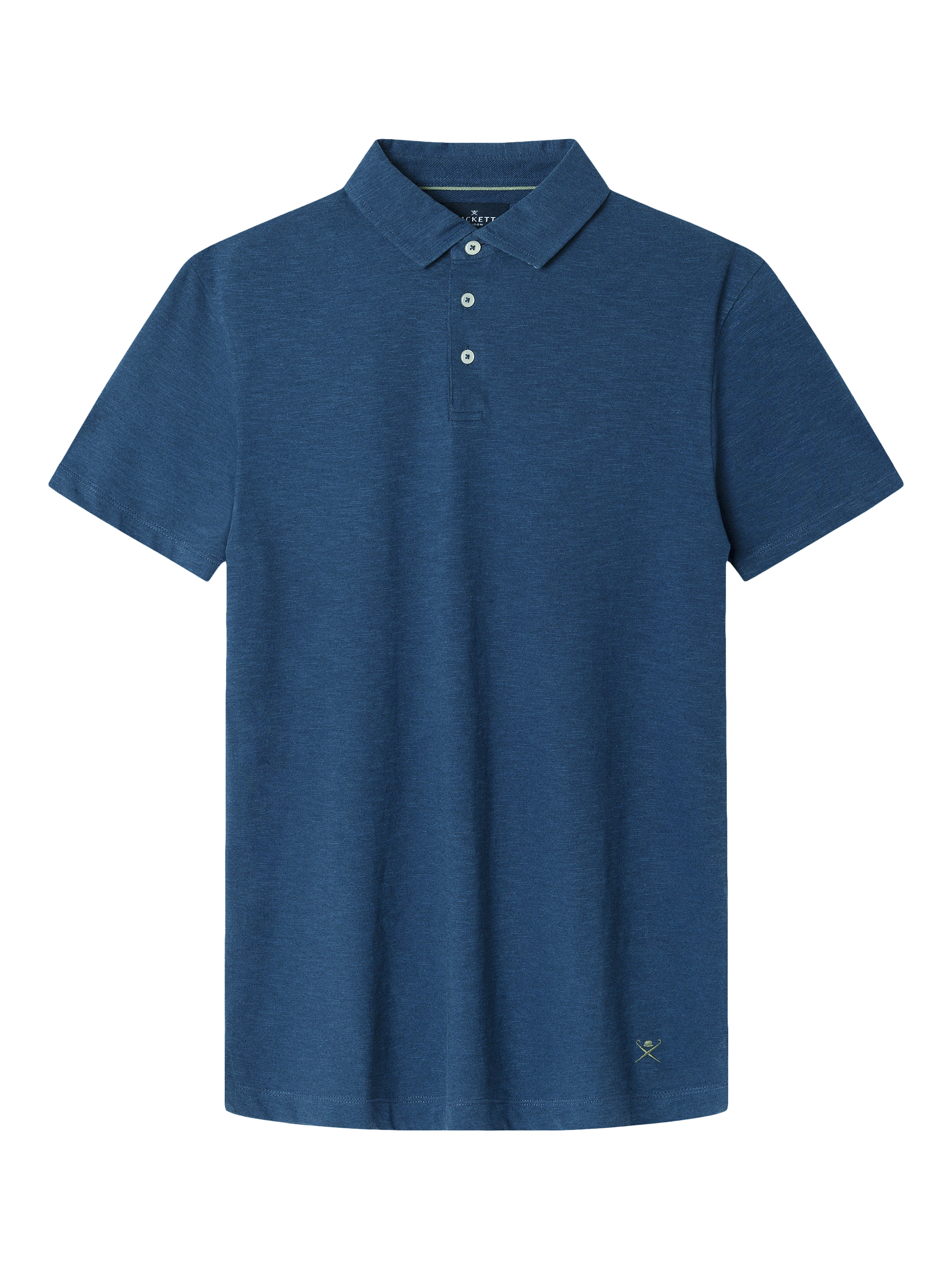 Product image 5 of 6, which shows Hackett London Classic Fit Polo Shirt, Dark Denim Blue, XS