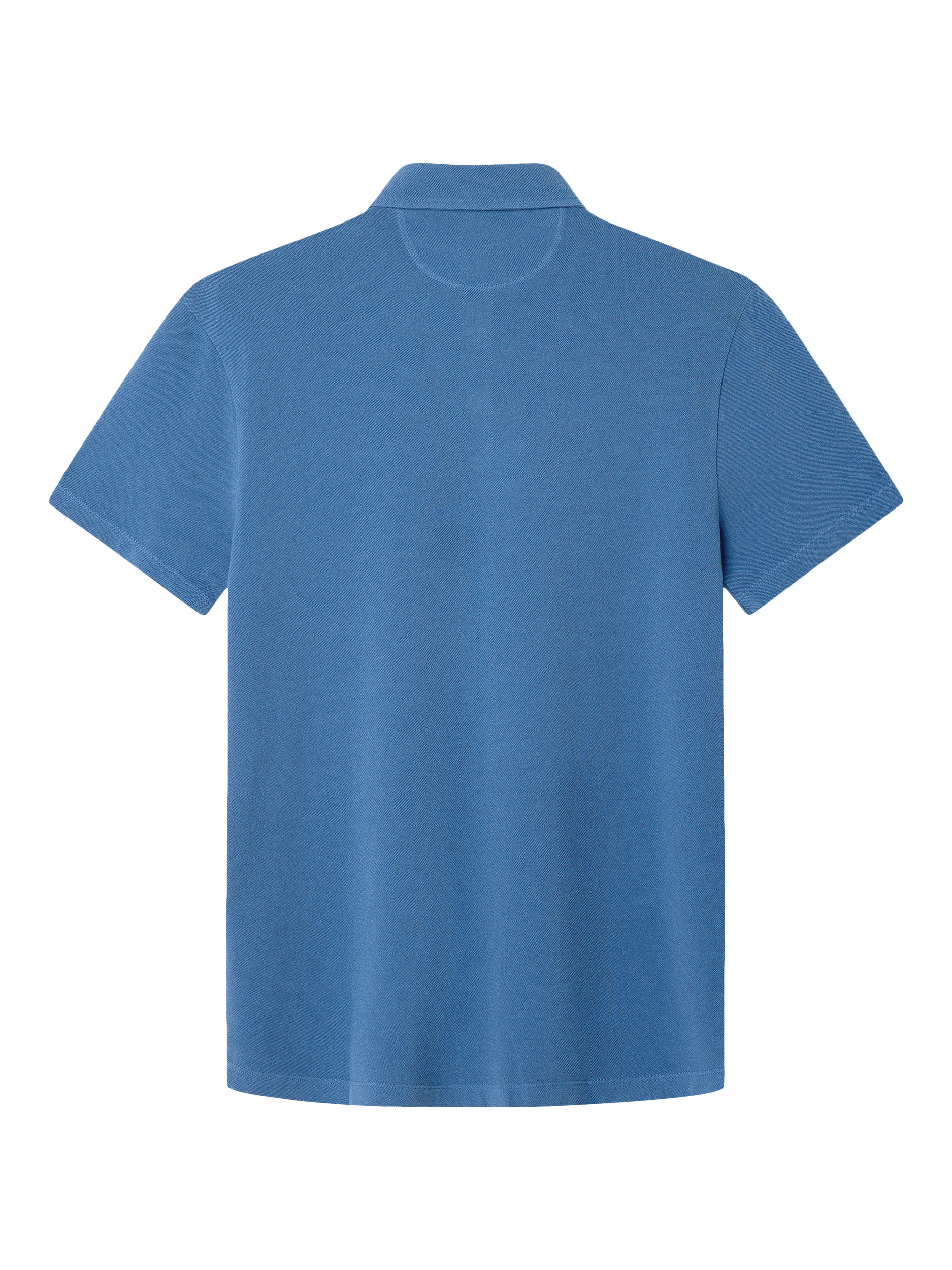 Product image 6 of 6, which shows Hackett London Cotton Regular Fit Short Sleeve Polo Shirt, Sea Blue, XS